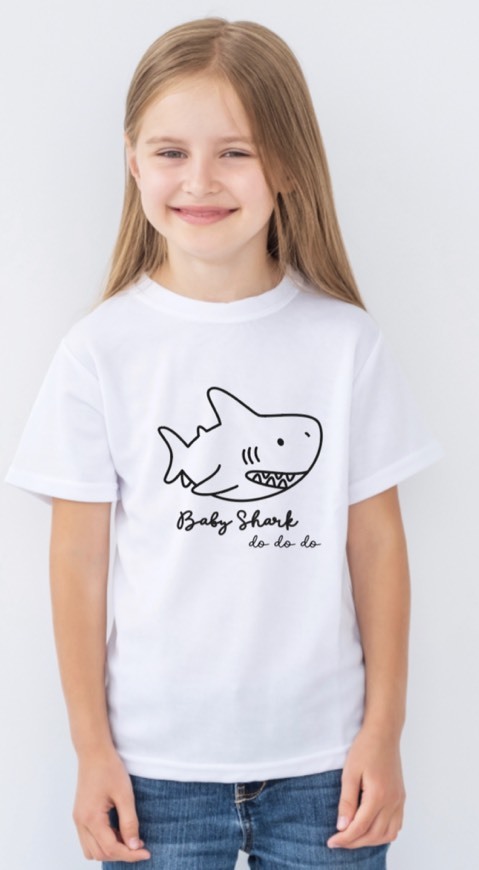 Moda T-shirt Baby Shark (Cutxi Cutxi)