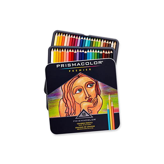 Social Sanford Prismacolor Premier Color matita impostato 48/Tin-W/Due Bonus Artstix