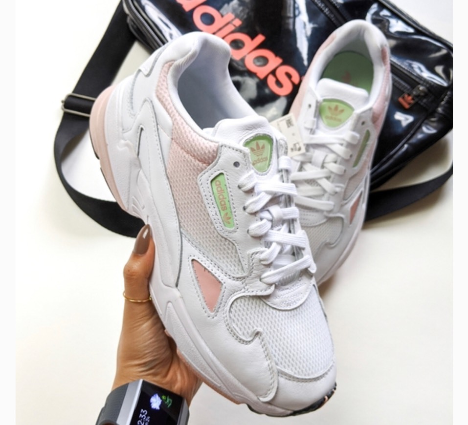 Moda Adidas Falcon Off White/ Pink Spirit