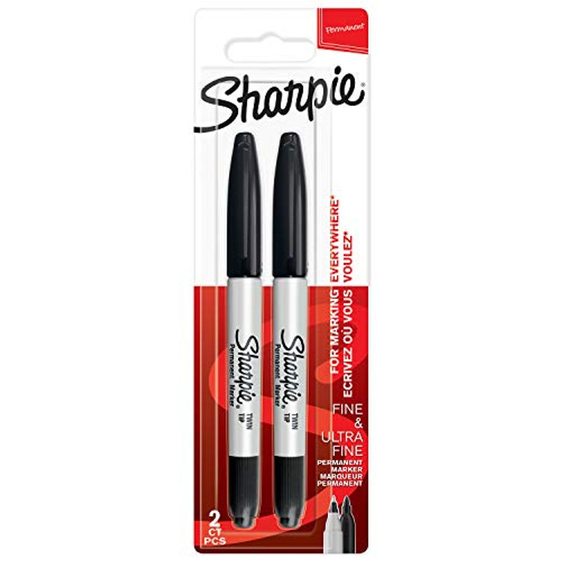 Places Sharpie rotuladores permanentes de doble punta