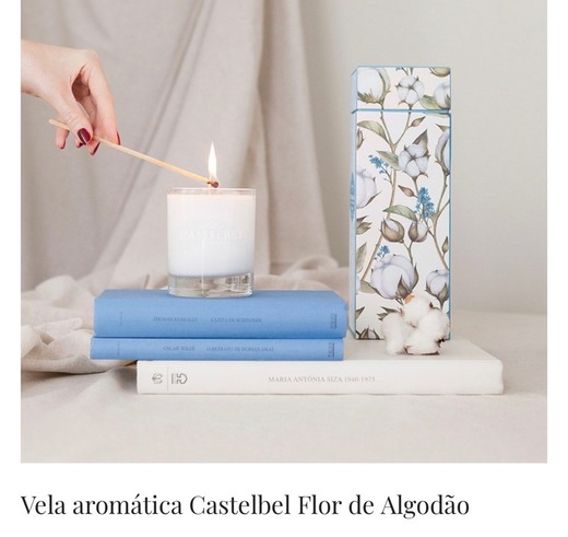 Vela Aromática Castelbel Flor de Algodão 