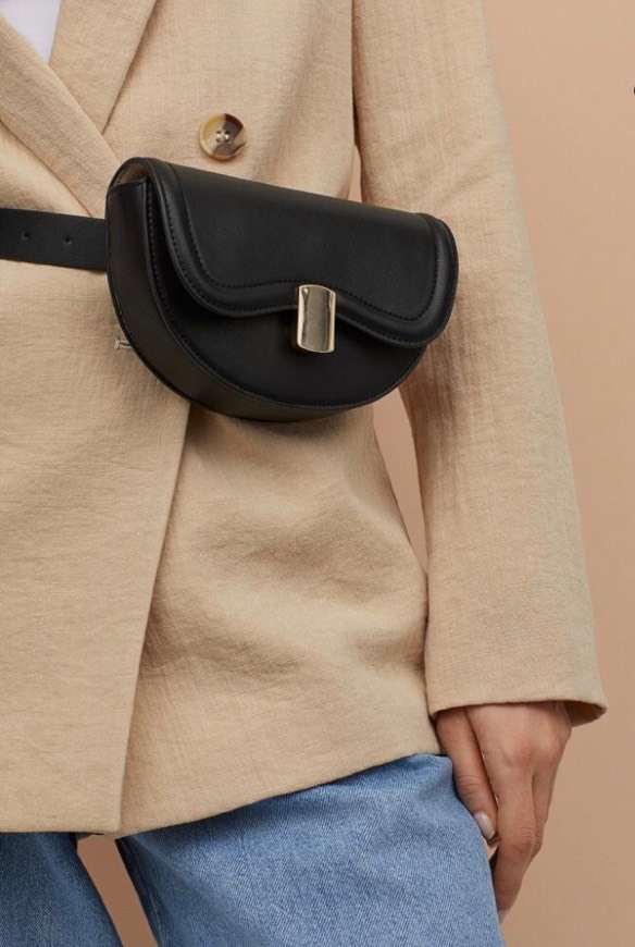 Social Riñonera negra H&M 