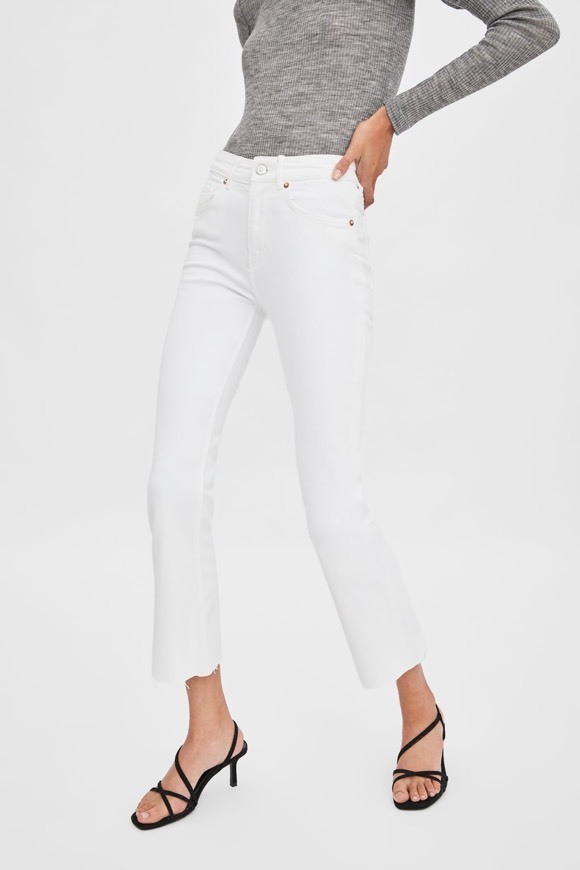 Products JEANS MID RISE CROPPED FLARE