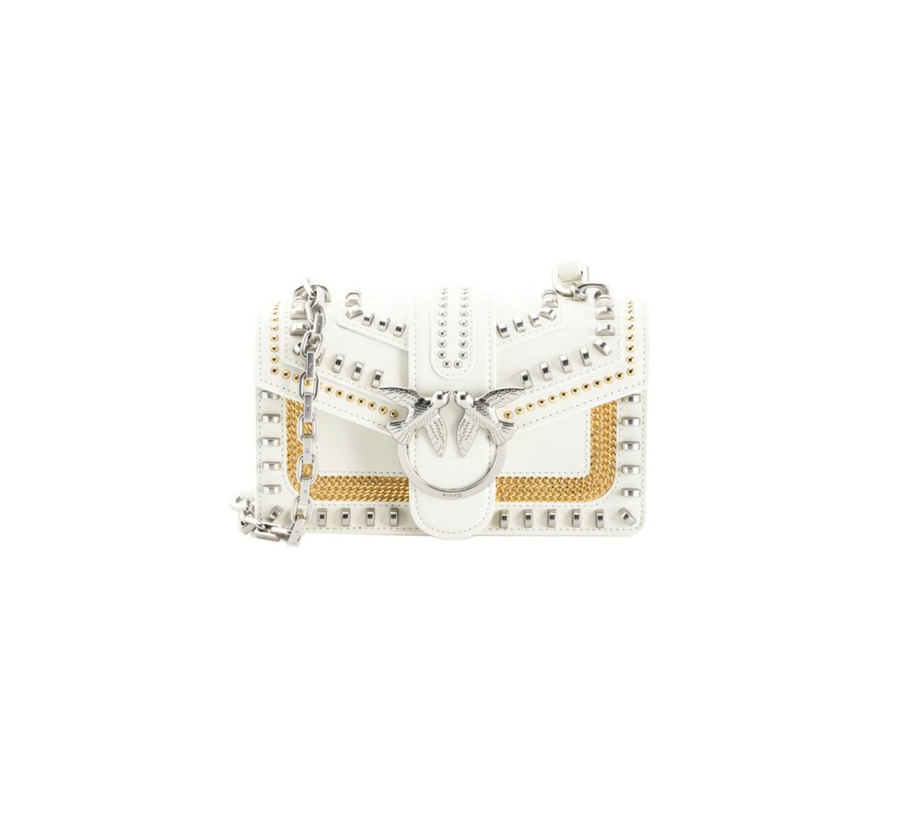 Social MINI LOVE BAG MIX STUDS IN PELLE