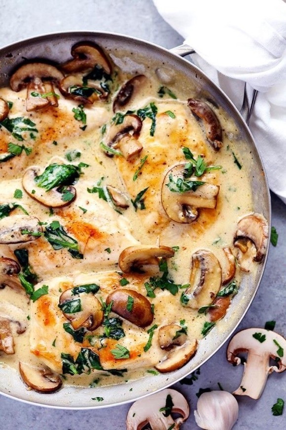 Frango com molho parmesão 