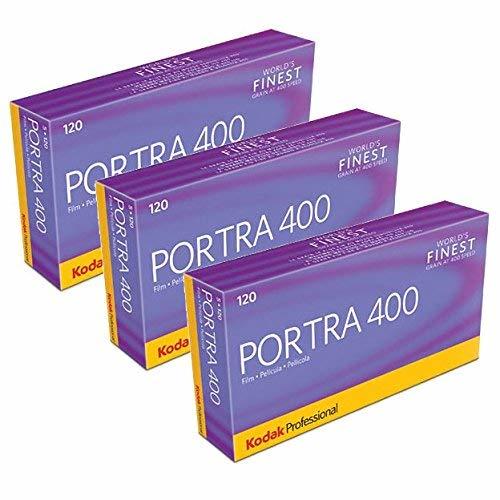 3 x Kodak Portra 400 120 rollo de película profesionales