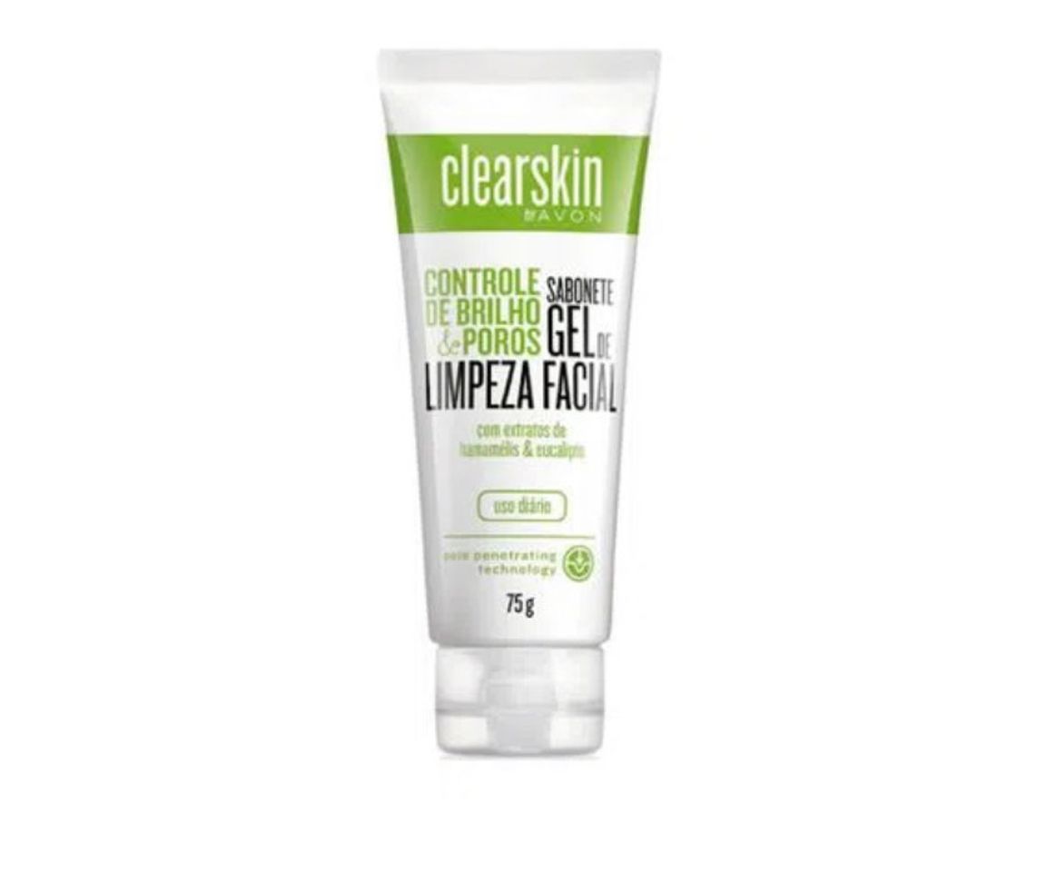 Social Gel de limpeza da pele- sabonete, linha da avon- clearskin