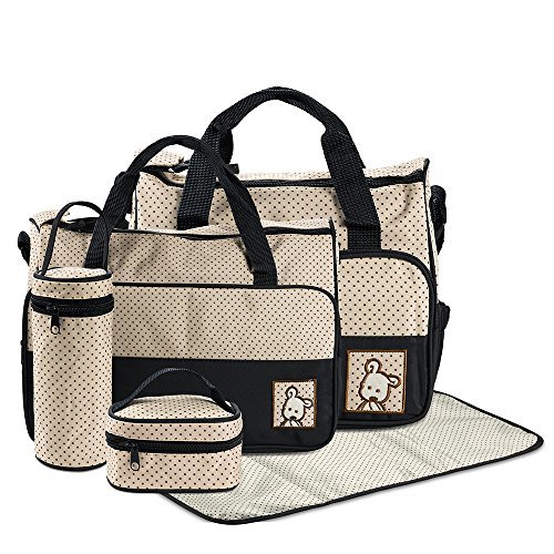 Lugares FREESOO Set 5 kits Bolsa de Mama Para Bebe Biberon Bolso Cambiador