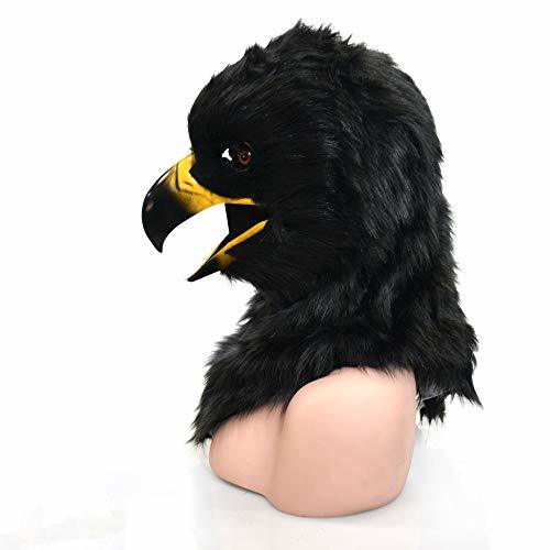 Producto LUANAYUN-TOYS Cabeza Popular Cosplay Custom Animals Mask Black Eagle máscara de Boca