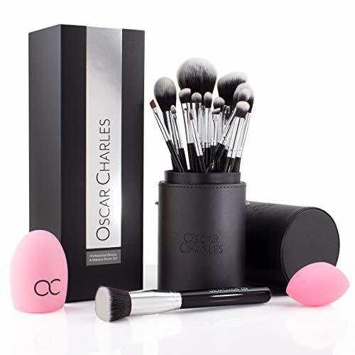Social Set de cepillos de maquillaje de Oscar Charles, pinceles de maquillaje presentados
