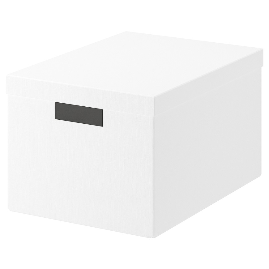 Social TJENA Caja con tapa - blanco - IKEA
