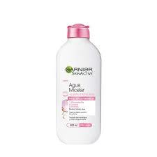 Agua micelar milky Garnier.