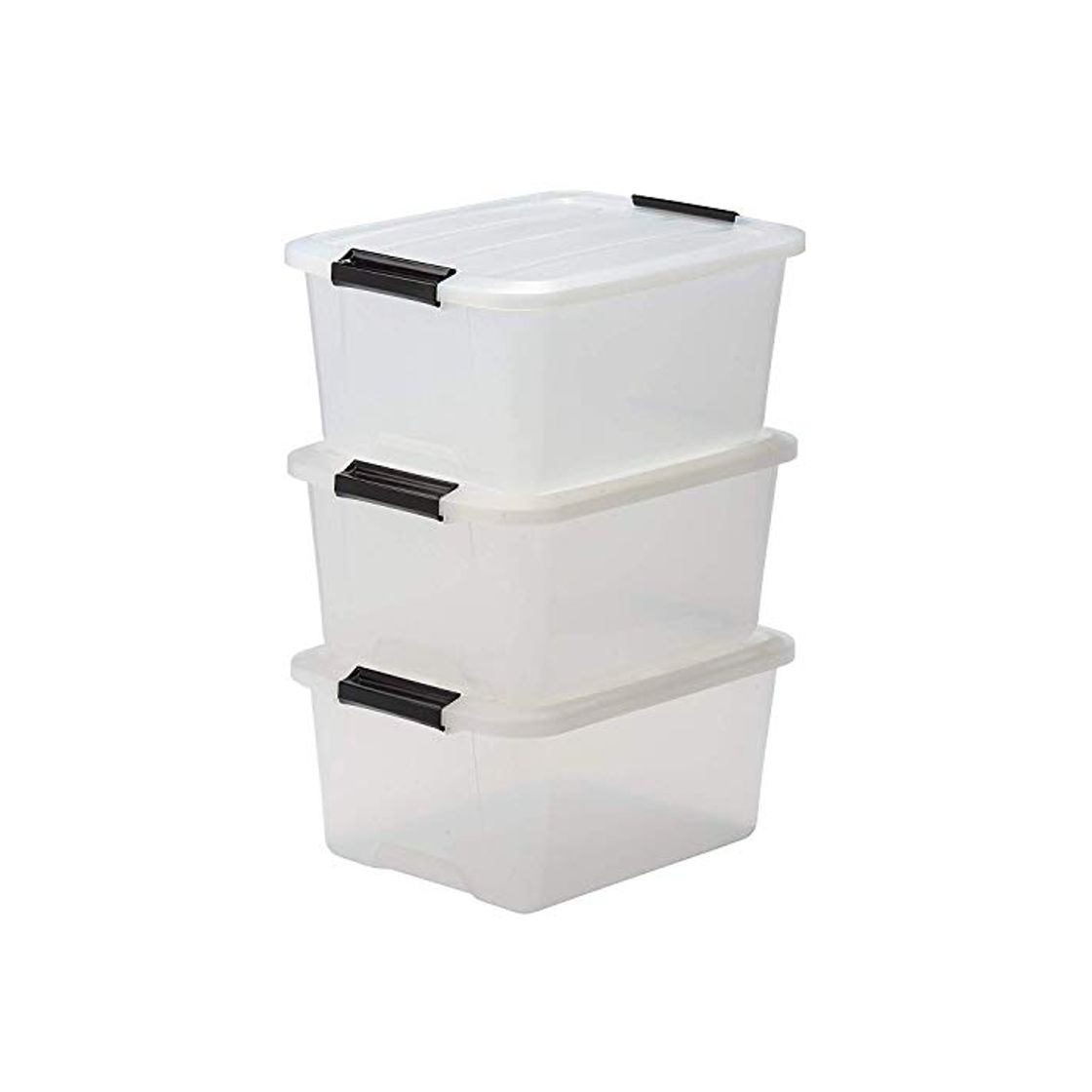 Producto Iris Ohyama Top Box TB-15 Lote de 3 Cajas apilables de Almacenamiento