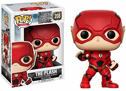 Juego Funko Pop!- Pop Movies: DC Figura de Vinilo The Flash, colección Justice