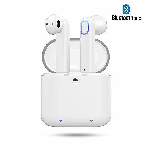 Electronic Auriculares Bluetooth 5.0 Ayete Auriculares Inalámbricos Mini Twins Sonido Estéreo In-Ear Cascos