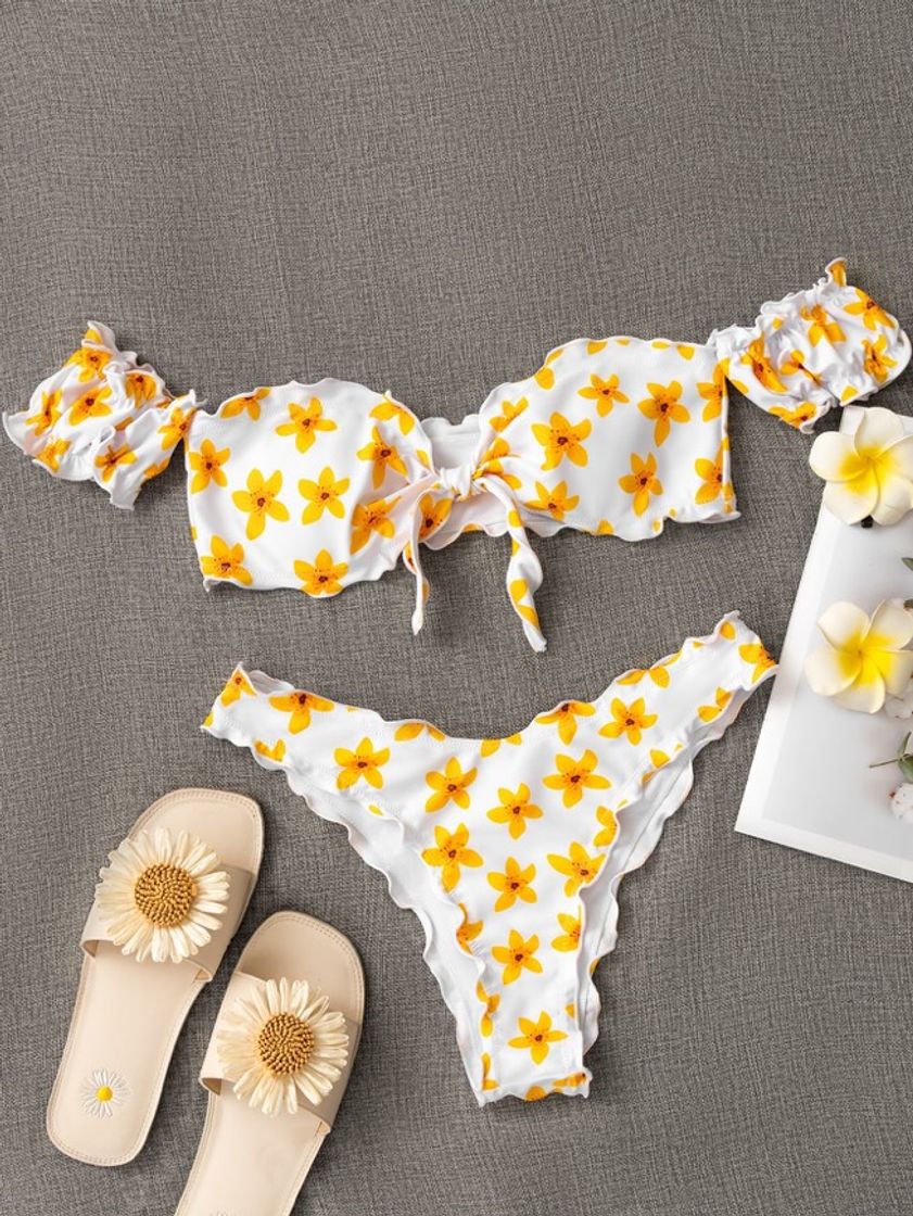 Moda Bikini floral