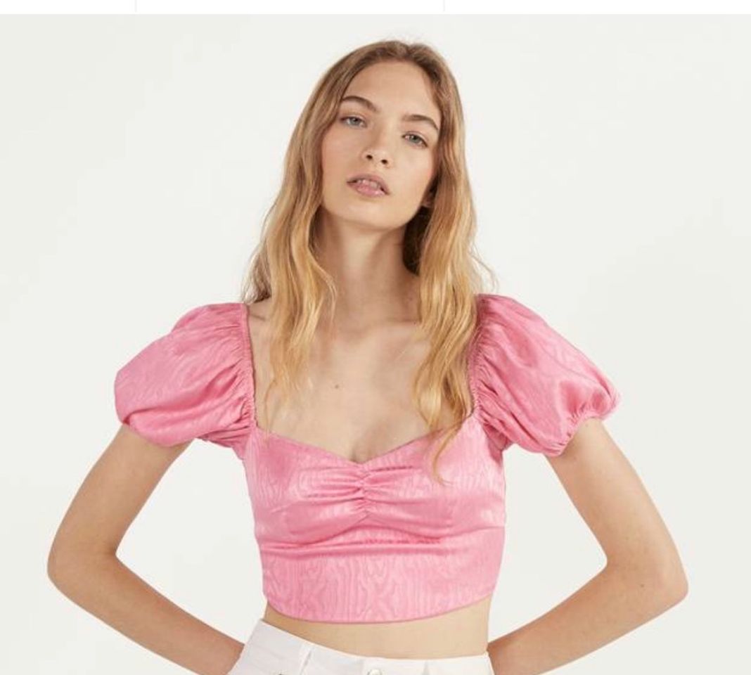 Moda Blusa con manga volumen y lazada