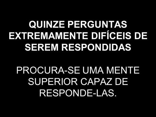 Uma piada para refletir...