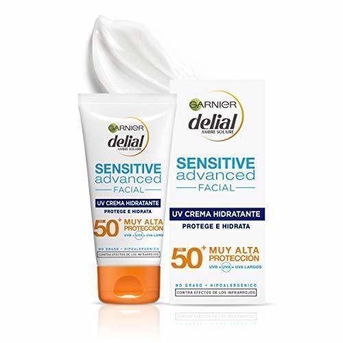 Belleza Garnier Delial Sensitive Advanced Crema Facial Hidratante Alta Protección Solar IP50+