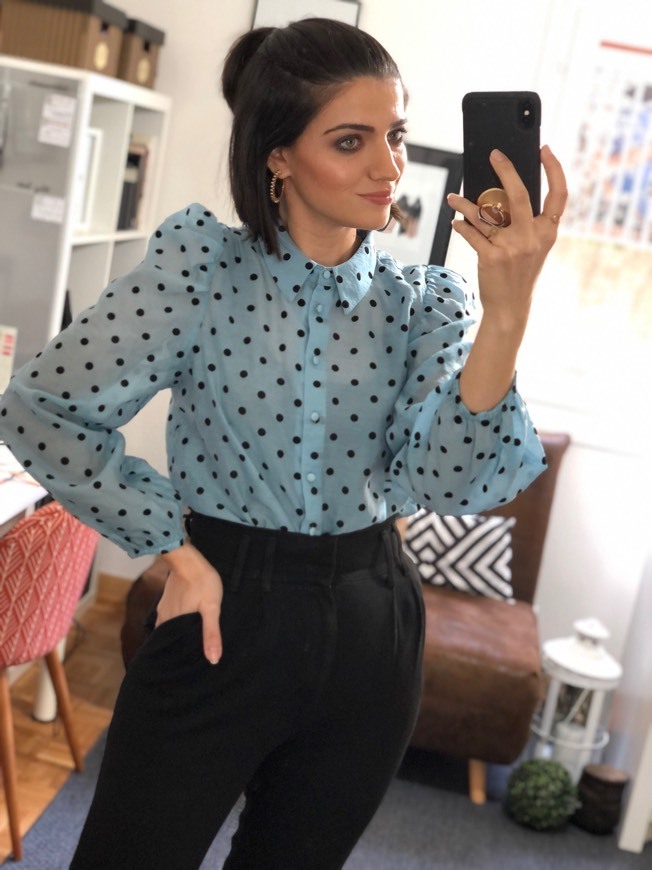 Product Blue dots shirt 