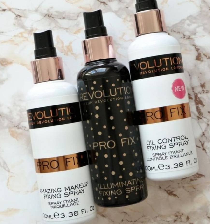 Beauty Makeup Revolution London - Pro Fix/Glow Fix, Spray fijador e iluminador de