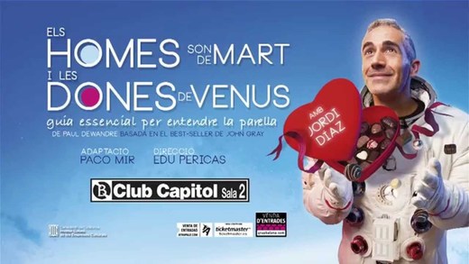 Els homes són de Mart i les dones de Venus - Teatre Barcelona