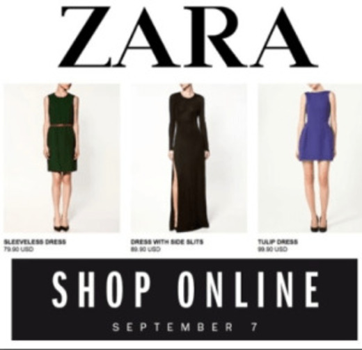 Zara on-line 