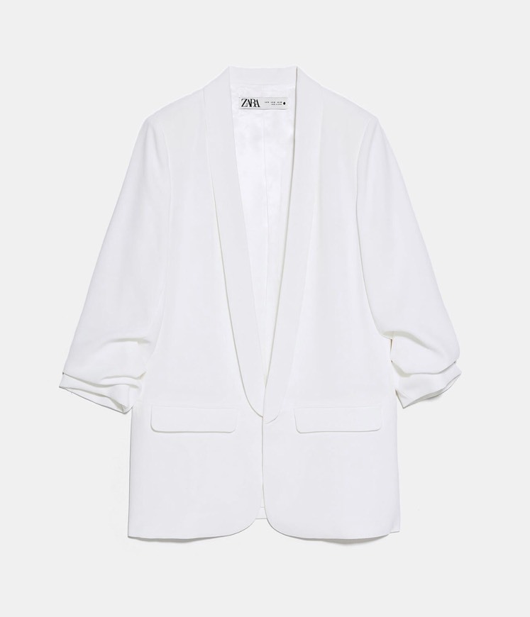 Fashion Blazer branco zara