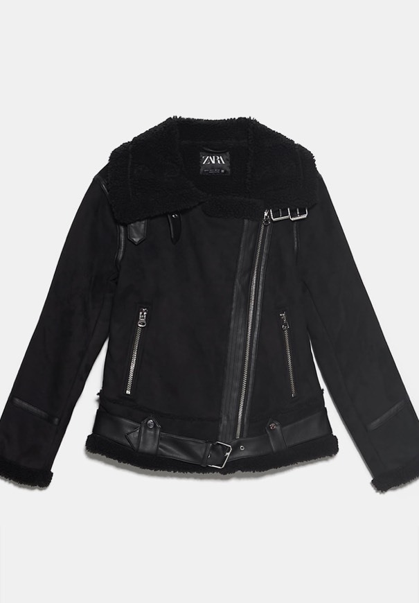 Moda Blusão biker Zara