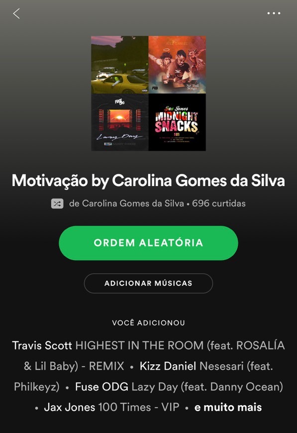 Music MOTIVAÇÃO BY CAROLINA