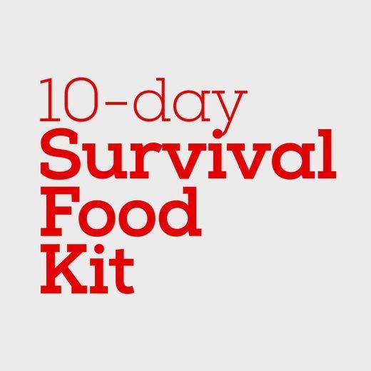 Kit de Sobrevivência para 10 dias