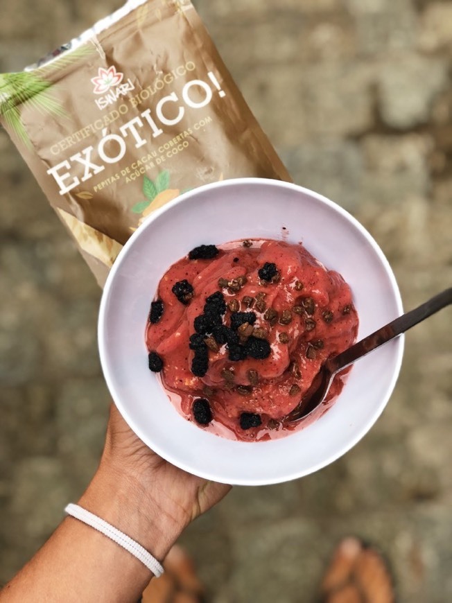 Social Sorvete de Ananás e Açaí