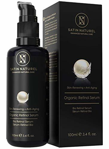 Social GANADOR 2020* Serum Facial de Retinol ORGÁNICO con Acido Hialuronico TRES VECES