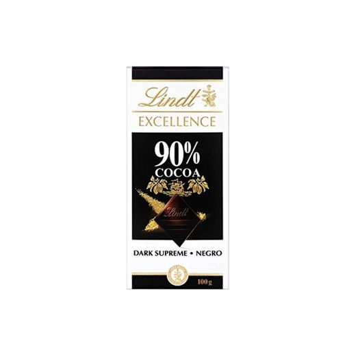 Tableta de chocolate negro Lindt Excellence 90% Cacao - 100 g