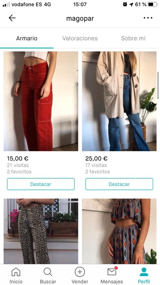 Moda Vendo ropa que ya no uso y en perfecto estado por Vinted 🐒