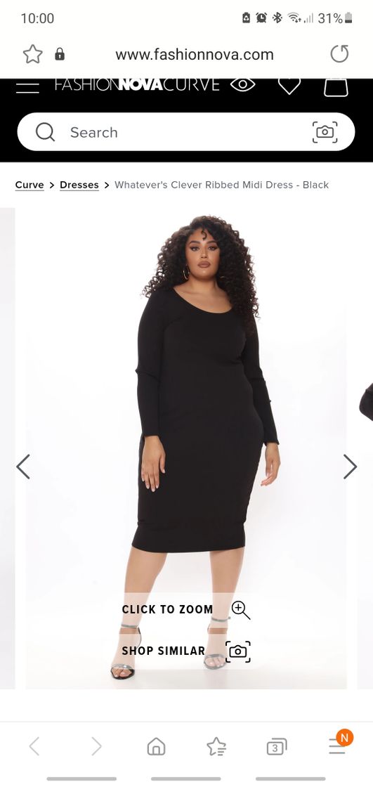 Fashion Whatever's Clever Ribbed Midi Dress - Black, Dresses | Fashion Nova