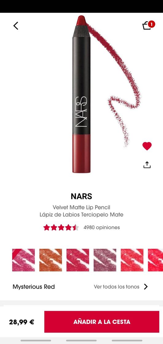 Social Lapiz de labios misterious red