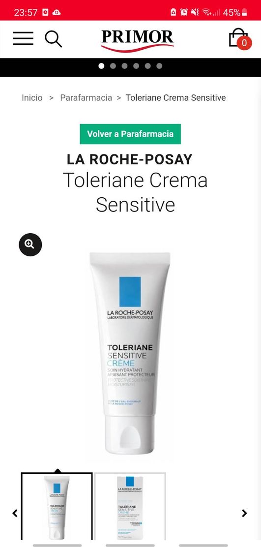 Fashion Toleriane Crema Sensitive La Roche-Posay precio