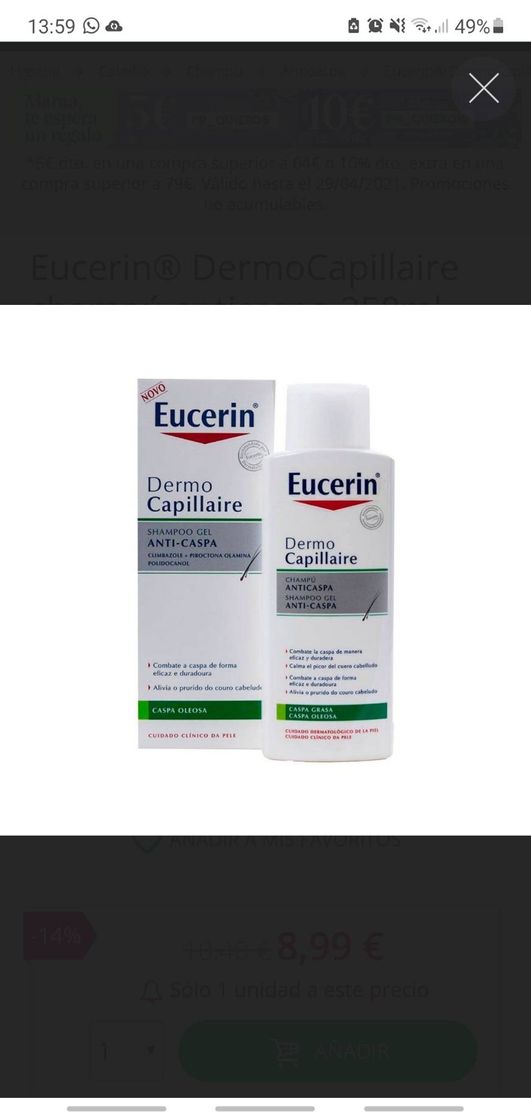 Moda https://www.promofarma.com/es/eucerin-dermocapillaire-champu