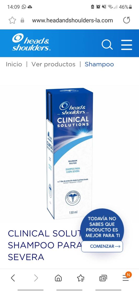 Moda Clinical Solutions Shampoo para Caspa Severa