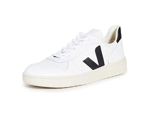 VEJA V-10 Zapatillas Moda Hombres Blanco/Negro