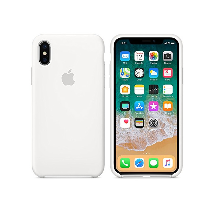 Electronic El último Verano iPhone X Funda, Slim Líquido de Silicona Gel Carcasa