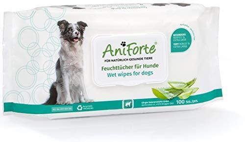 AniForte Toallitas de aseo AniForte para perros 100 piezas - toallitas de
