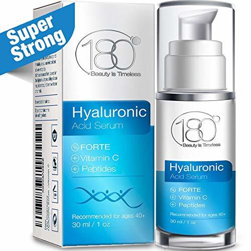 Belleza Serum de ácido hialurónico Forte & Vitamina C de 180 Cosmetics. No necesita jeringuillas serum