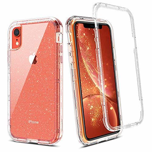 Products BENTOBEN iPhone XR Funda Transparente Cristal Brillante Resistente Cuerpo Protectora Completo Antigolpes