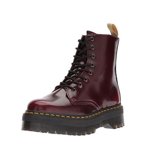 Dr. Martens 2976 botina vegano rojo cereza Cambridge Cepillo rojo burdeos 21802600,