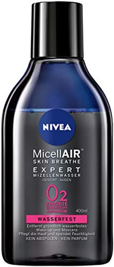 Social Nivea Mice llair Skin Breathe Expert Mizell Agua Waterproof, micela Lavado Agua