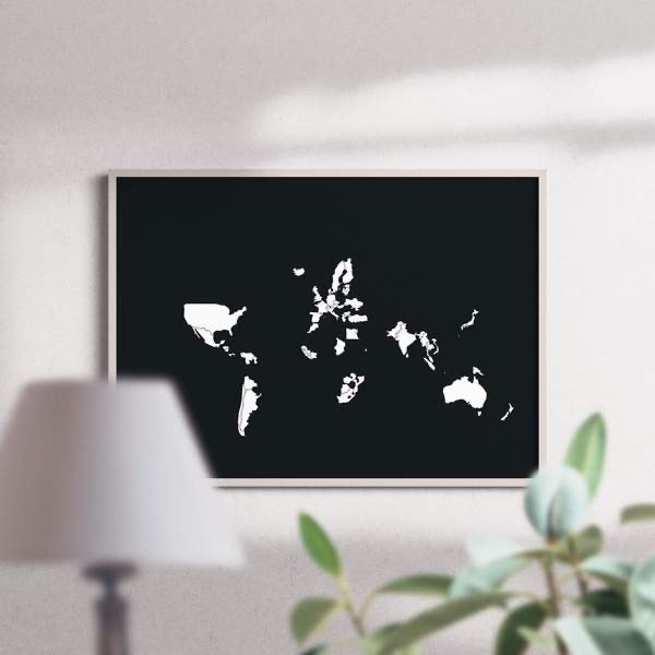 Producto Quadro mapa Bold Tuesday