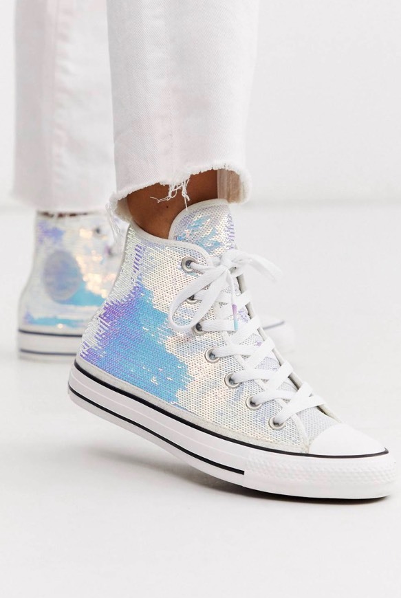 Moda Converse Glitter 