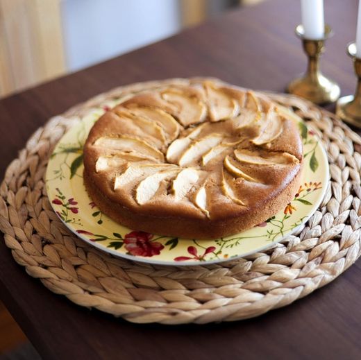 Bolo de Maçã baixo em açúcar 